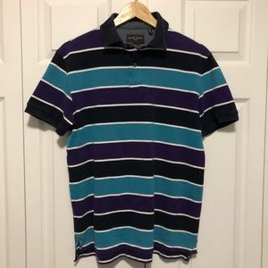 3/$20💥Brown Black 1826 polo shirt sized M